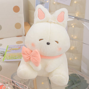 New Sitting Bunny Plush Toys Doll Claw Machine Doll Cross border Exclusive for Sitting Rabbit Girl Heart Doll Batch