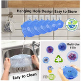 Silicone Cover Stretch Lids Reusable Airtight Food Wrap Covers Keeping Fresh Seal Bowl Stretchy Wrap Cover Kitchen Cookware