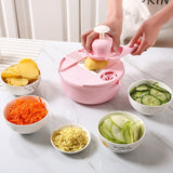 Effortlessly Prepare Delicious Salads with the Kitchen Multifunctional Salad Utensils Vegetable Chopper