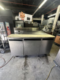 DELFIELD COMMERCIAL PIZZA USED PREP TABLE UNIT REFRIGERATED