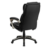Flash Furniture High Back Folding Black Leather Executive Swivel Office Chair