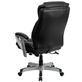 Flash Furniture GO-1534-BK-LEA-GG Hercules Series Black Leather Executive Swivel Office Chair With Adjustable Arms