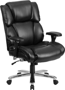 Flash Furniture GO-2149-LEA-GG Hercules Series, Black Leather Executive Swivel Chair