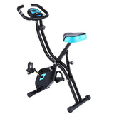 Home Indoor Folding  Fitness Bicycle Cardio Trainer Time Speed Calories Display Spinning Bike Fat Burning Exercise Bike