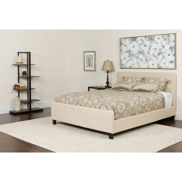 Flash Furniture Tribeca Twin Size Tufted Upholstered Platform Bed