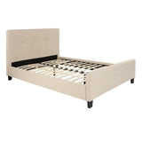 Flash Furniture Tribeca Full Size Tufted Upholstered Platform Bed