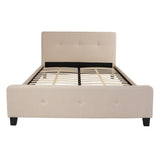 Flash Furniture Tribeca Queen Size Tufted Upholstered Platform Bed