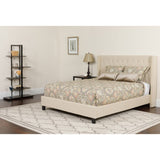 Flash Furniture Riverdale King Size Tufted Upholstered Platform Bed