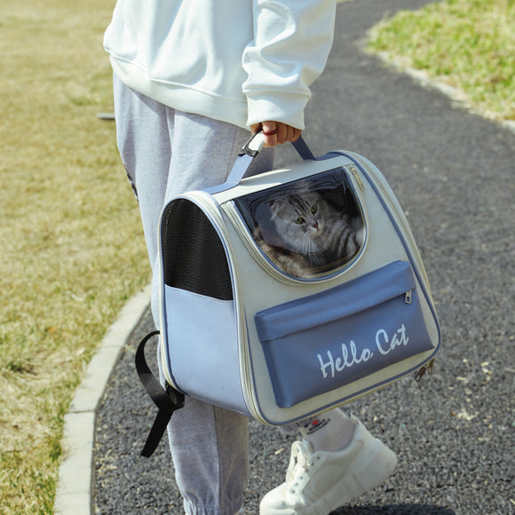 Outdoor portable cat bag pet bag pet backpack cat travel pet backpack
