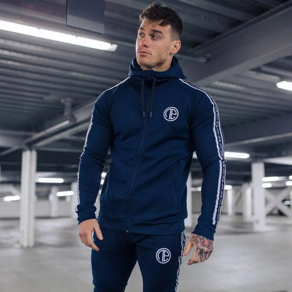 Men Sport Suit  Bodybuilding Jacket Pants Sports Suits Basketball Tights Clothes Gym Fitness Running Set Men Tracksuits M-3XL