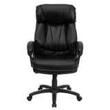 Flash Furniture GO-1097-BK-LEA-GG High Back Black Leather Executive Swivel Office Chair